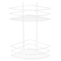 Полка корзина Fixsen FX-710W-2 угловая Белая — фото 1, Полки для ванной и душа