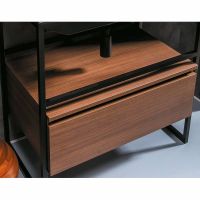 Тумба Boheme Armadi Art Loft 80 894-080-D подвесная Dark Wood — фото 1, Мебель для ванной