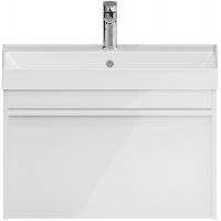 Товар: Тумба под раковину Kerama Marazzi Modula 70 MO.70.1+1\WHT подвесная Белая глянцевая - фото 1 Тумба под раковину Kerama Marazzi Modula 70 MO.70.1+1\WHT подвесная Белая глянцевая — фото 1, Тумбы под раковину