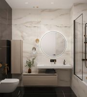 Раковина Boheme Armadi Art Flat 120 859-120-CLCT Белый мрамор — фото 4, Раковины