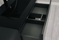 Тумба с раковиной Bond Wave 80 T01807-S05B подвесная Графит матовый — фото 10, Тумбы с раковиной