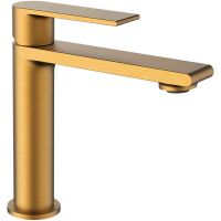 Товар: Смеситель для раковины Vincea Vogue VBF-1V1BG Брашированное золото - фото 1 Смеситель для раковины Vincea Vogue VBF-1V1BG Брашированное золото — фото 1, Смесители