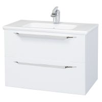 Тумба под раковину Bellezza Луиджи 60 4639209270011 подвесная Белая — фото 1, Мебель для ванной