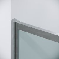 Душевая дверь Grossman Cosmo 130 100.K33.02.130.10.00 профиль Хром стекло прозрачное — фото 10, Раздвижные душевые двери