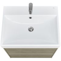 Товар: Тумба под раковину Roca Ona 60 A857613511 подвесная Темный вяз - фото 4 Тумба под раковину Roca Ona 60 A857613511 подвесная Темный вяз — фото 4, Мебель для ванной