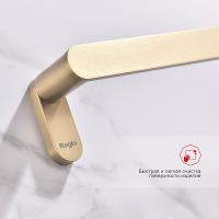 Полотенцедержатель Raglo R300.01.03 Золото матовое — фото 4, Полотенцедержатели