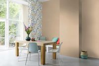 Обои RASCH Garden 690774 Винил на флизелине (0,53*10,05) Бежевый, Однотонные/Рогожка — фото 4, Обои для стен