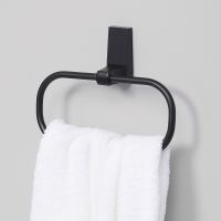 Кольцо для полотенец WasserKRAFT Abens K-3260 Черное матовое — фото 3, Полотенцедержатели