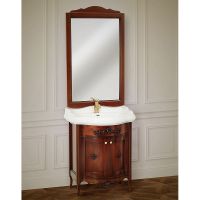 Товар: Зеркало Migliore Bella 68 25948 Орех - фото 2 Зеркало Migliore Bella 68 25948 Орех — фото 2, Мебель для ванной