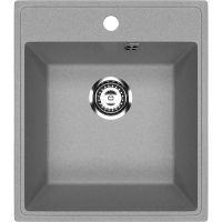 Кухонная мойка Ulgran Practik PR-M 425-003 Светло-серая — фото 1, Кухонные мойки