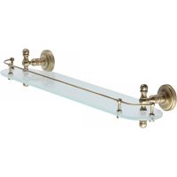 Стеклянная полка Migliore Mirella 17177 Бронза — фото 1, Полки для ванной и душа