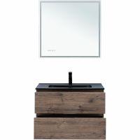 Тумба под раковину Aquanet Алвита New 80 334186 подвесная Дуб веллингтон табак — фото 12, Тумбы под раковину