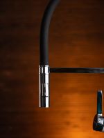 Товар: Смеситель для кухни BRNOU BR760-2 Белый Черный - фото 3 Смеситель для кухни BRNOU BR760-2 Белый Черный — фото 3, Смесители