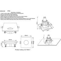 Встраиваемый светильник Crystal Lux CLT 003C1 WH Белый — фото 3, Точечные светильники