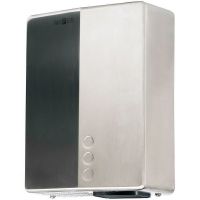 Сушилка для рук Nofer Big Flow Evo 01481.S Нержавеющая сталь матовая — фото 1, Сушилки для рук