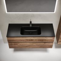 Тумба под раковину Sancos Urban 120 UR120-1ECH подвесная Дуб чарльстон — фото 10, Тумбы под раковину