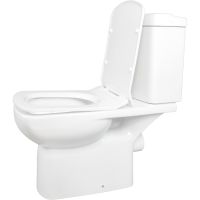 Унитаз компакт Creo Ceramique Tours TO1003N+TO1002RS с бачком и сиденьем Микролифт — фото 3, Унитазы