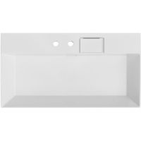 Раковина Kerama Marazzi Logica 90 LO.wb.90.2 Белая глянцевая — фото 4, Раковины