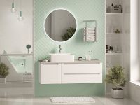 Тумба с раковиной Brevita Cargo 120 УТ000024163 подвесная Белая матовая — фото 10, Мебель для ванной