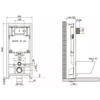 Товар: Комплект унитаза с инсталляцией Jacob Delafon Aleo E21730RU-00 с сиденьем Микролифт и клавишей смыва Хром - фото 11 Комплект унитаза с инсталляцией Jacob Delafon Aleo E21730RU-00 с сиденьем Микролифт и клавишей смыва Хром — фото 11, Комплекты унитаз + инсталляция