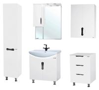 Товар: Тумба под раковину Bellezza Лагуна 65 4632110240012 Белая - фото 3 Тумба под раковину Bellezza Лагуна 65 4632110240012 Белая — фото 3, Мебель для ванной