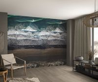 Панно Marburg Dune 32546 Винил на флизелине (1,59*2,7) Черный, Пейзаж — фото 2, Обои для стен