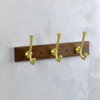 Вешалка для полотенец Bronze de Luxe Forest 10708G Орех Золото матовое — фото 2, Крючки для полотенец