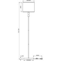 Торшер Artelamp North A5896PN-1CC Белый Хром — фото 5, Торшеры