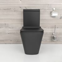 Товар: Унитаз компакт beWash Kraft BKBWR105635 Черный матовый с бачком и сиденьем Микролифт - фото 3 Унитаз компакт beWash Kraft BKBWR105635 Черный матовый с бачком и сиденьем Микролифт — фото 3, Унитазы