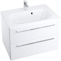 Тумба под раковину Ravak SD Chrome II 70 X000000920 подвесная Белая глянцевая — фото 1, Тумбы под раковину