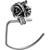 Полотенцедержатель Art&Max Rose AM-B-0916-T Серебро — фото 1, Полотенцедержатели