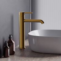 Смеситель для раковины Damixa Scandinavian Pure 360250600 Золото — фото 2, Смесители