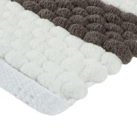 Коврик для ванной комнаты Fixsen Amber 50х80 Серый Бежевый Белый арт-FX-8040Z — фото 2, Коврики для ванной комнаты