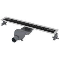 Душевой лоток Boheme B&T Infinity 80 981-80-B с Черной решеткой — фото 1, Душевые лотки