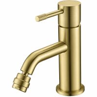 Смеситель для биде Boheme Uno 466-MG Золото матовое — фото 1, Смесители