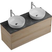 Тумба под раковину BelBagno Kraft 120 KRAFT-1200-2C-SO-2-RNN подвесная Rovere Nebrasca Nature — фото 7, Тумбы под раковину