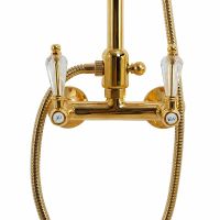 Душевая система Cezares Diamond DIAMOND-CD-03/24-Sw Золото 24 карат — фото 6, Душевое оборудование. Душевая программа