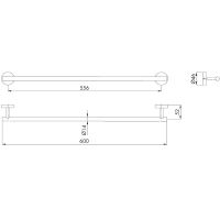 Товар: Полотенцедержатель Veragio Largenta VR.LGT-1921.CR Хром - фото 2 Полотенцедержатель Veragio Largenta VR.LGT-1921.CR Хром — фото 2, Полотенцедержатели