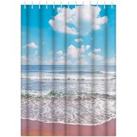 Штора для ванны Haiba HB74061 Море — фото 1, Аксессуары для туалета