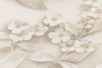 Обои Артекс Absolute 10981-03 Винил на флизелине (1,06*10,05) Бежевый, Цветы/Листья — фото 2, Обои для стен