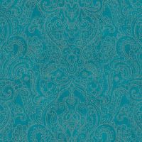 Обои AS Creation Boho Love 36458-3 Винил на флизелине (0,53*10,05) Бирюзовый, Дамаск — фото 1, Обои для стен