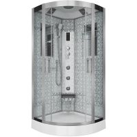 Душевая кабина Niagara Luxe NG-7715W 90x90 с гидромассажем — фото 1, Душевые кабины