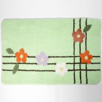 Коврик для ванной комнаты WasserKRAFT Lippe 90х60 BM-6505 Зеленый — фото 1, Аксессуары для туалета