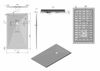 Душевой поддон из искусственного камня Vincea 150x90 VST-4SR9015W Белый матовый — фото 5, Душевые поддоны из искусственного камня