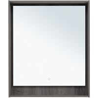 Товар: Зеркало Aquanet Милан 70 336394 с подсветкой Дуб рошелье с сенсорным выключателем - фото 3 Зеркало Aquanet Милан 70 336394 с подсветкой Дуб рошелье с сенсорным выключателем — фото 3, Зеркала в ванную комнату