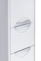 Шкаф пенал Aquaton Сильва 32 R 1A215603SIW7R подвесной с бельевой корзиной Дуб полярный — фото 3, Пеналы для ванной комнаты