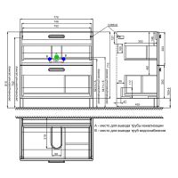 Тумба с раковиной Iddis Brick 80 BRI80WFi95K Белая — фото 9, Тумбы с раковиной