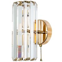 Настенный светильник Artelamp Santorini A1049AP-2GO Золото Прозрачный — фото 1, Светильники