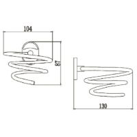 Товар: Держатель для фена Ростовская Мануфактура Сантехники A1023-1 Хром - фото 2 Держатель для фена Ростовская Мануфактура Сантехники A1023-1 Хром — фото 2, Аксессуары для ванной