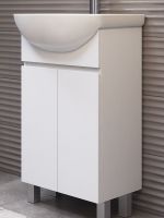 Тумба под раковину Vigo Wing 50 tn.WIN.BAL.50.2D Белая — фото 3, Мебель для ванной